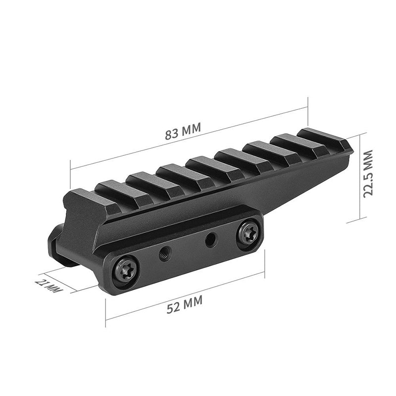 UNITY RISER Metal Rail Elevated Bracket for Base