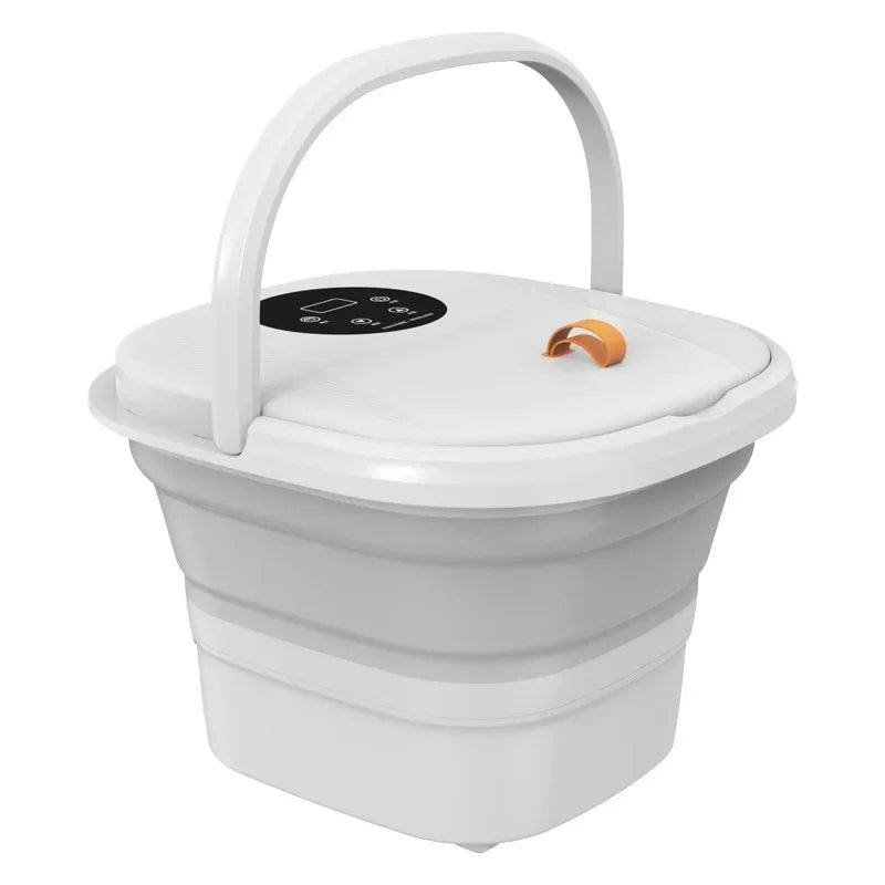 Folding Foot Bath Tub with Electric Massage Deep Foot Soakin