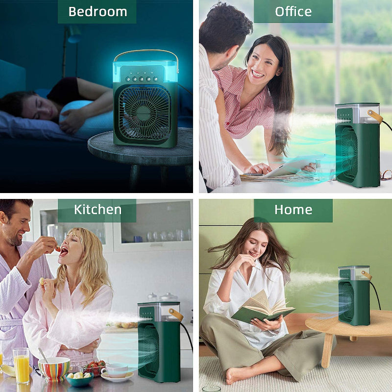Desktop Electric Fan Air Cooler Water Cooling Spray Fan Port