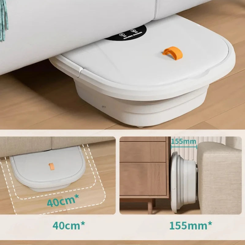 Folding Foot Bath Tub with Electric Massage Deep Foot Soakin