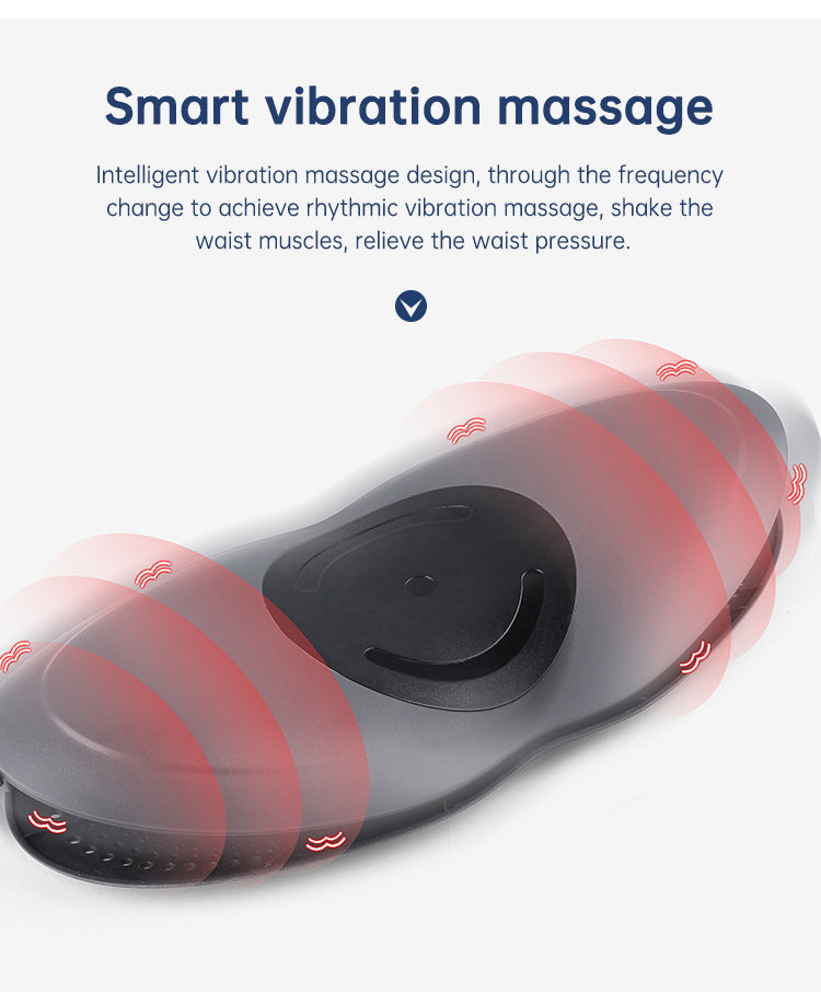 Waist Massager Lumbar Traction Inflatable Hot Compress Back