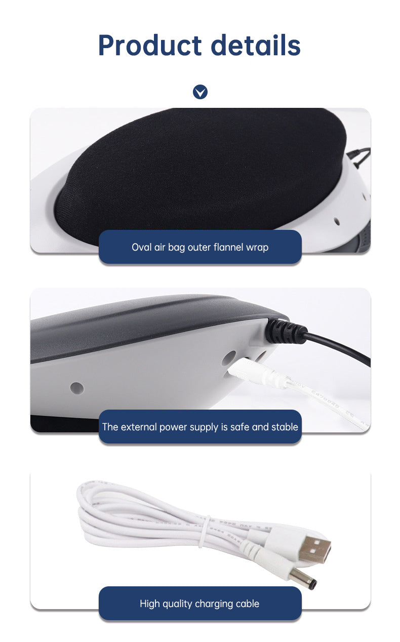 Waist Massager Lumbar Traction Inflatable Hot Compress Back