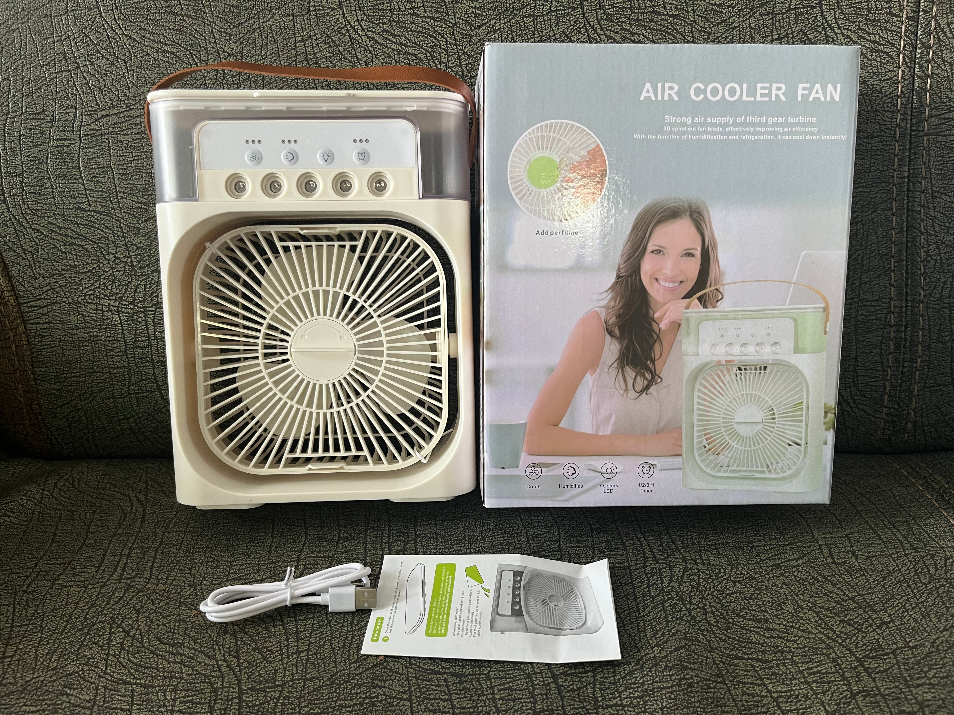 Desktop Electric Fan Air Cooler Water Cooling Spray Fan Port