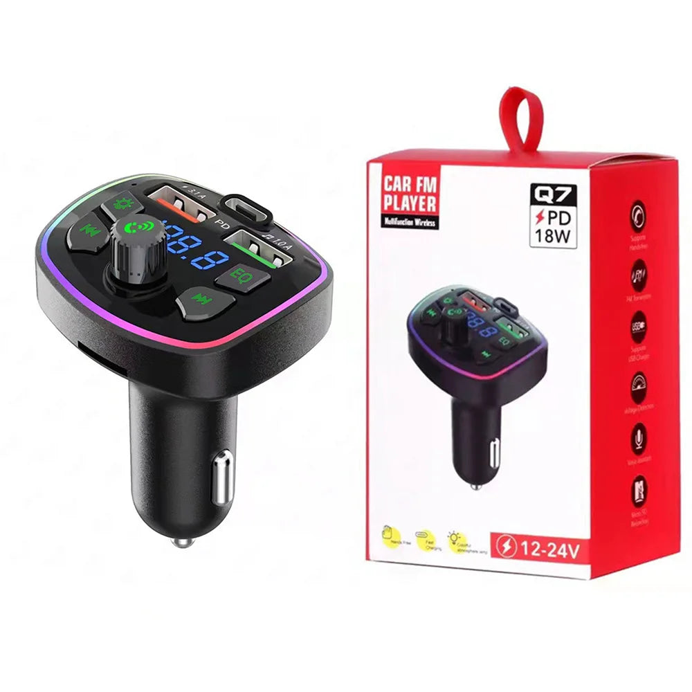 Bluetooth Car Charger & FM Transmitter