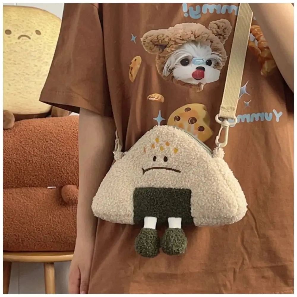 Cute Plush Neck Purse Bag