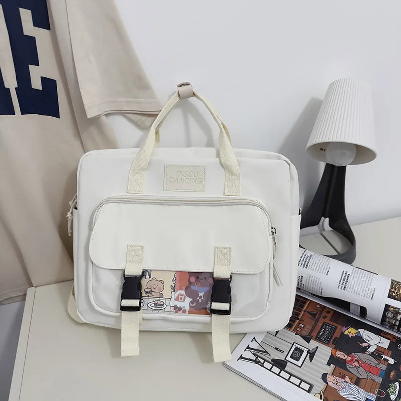 3Ways Japanese Style Kawaii Backpack Girls Transparent Pocke