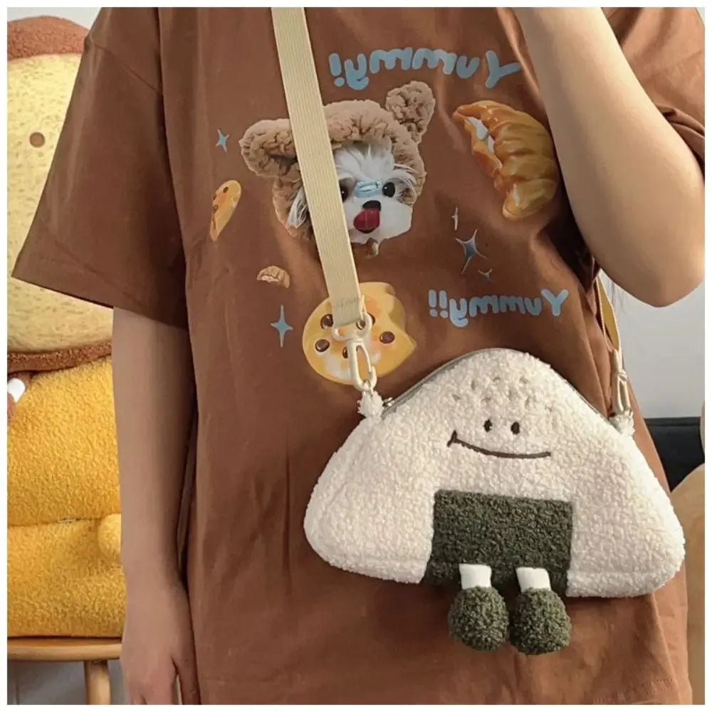 Cute Plush Neck Purse Bag