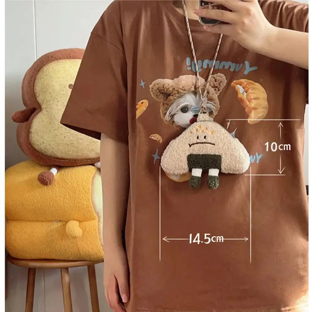 Cute Plush Neck Purse Bag