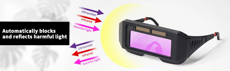 Solar Powered Welding Helmet Auto Darkening Welding Goggles