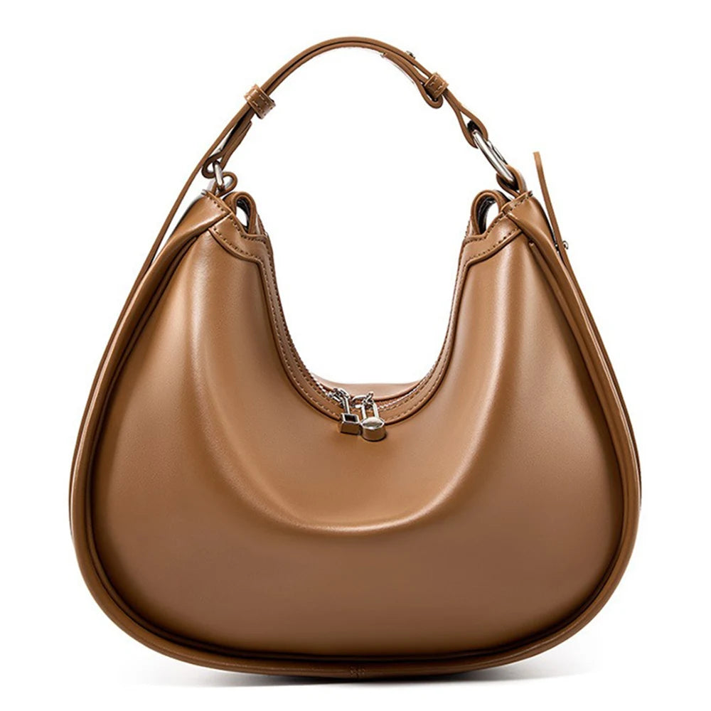 Zency Premium Leather Hobo Bag