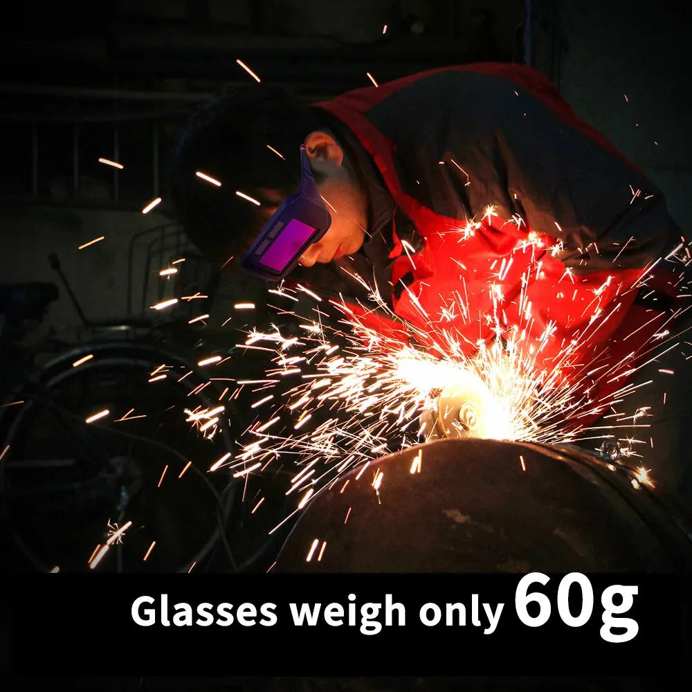 Solar Powered Welding Helmet Auto Darkening Welding Goggles