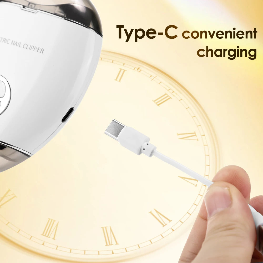 Electric Nail Clipper Multifunctional Nail Trimming & Nail P