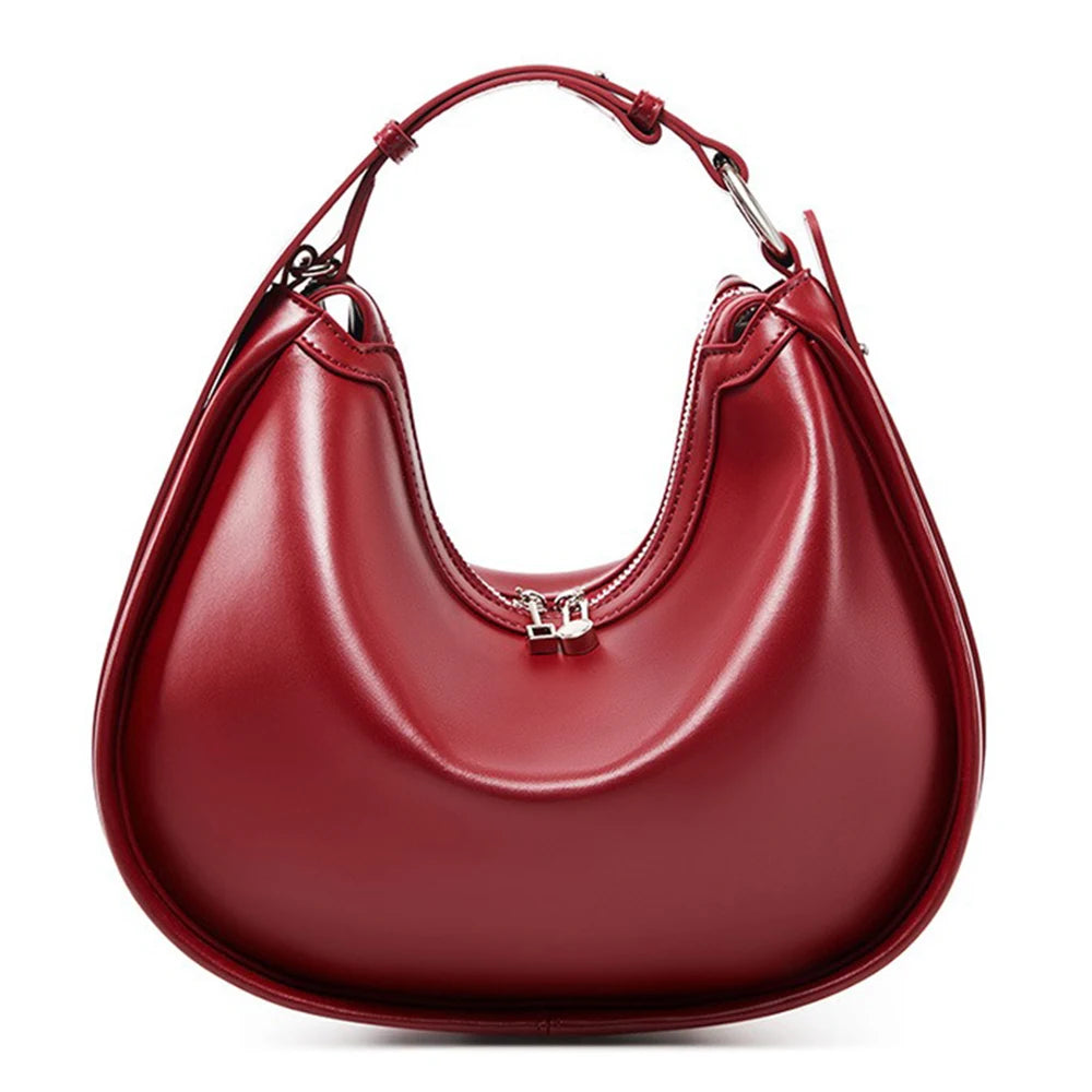 Zency Premium Leather Hobo Bag
