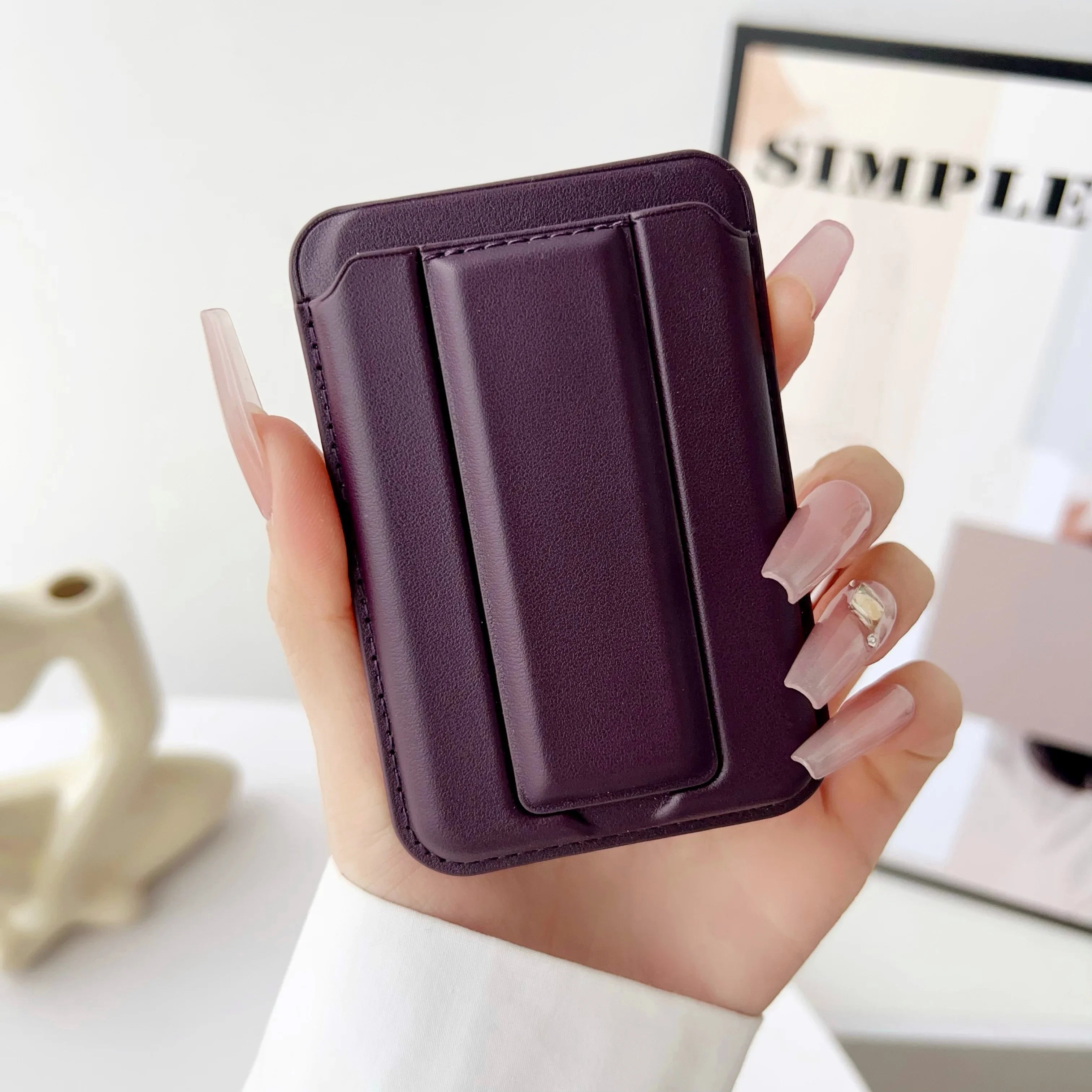 MagSafe Leather Wallet Case