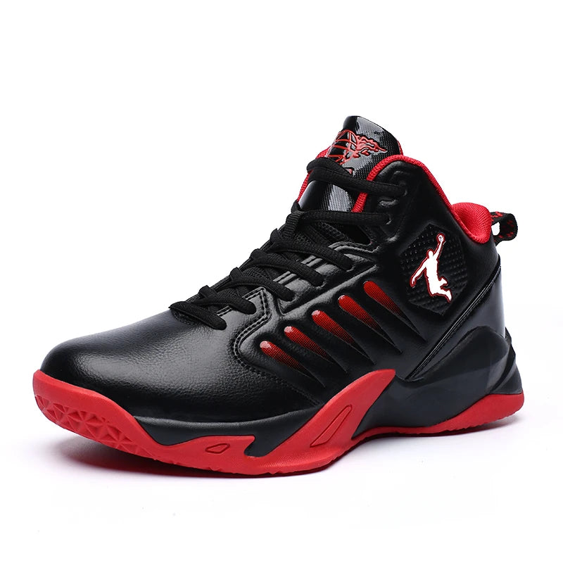 Leather Men’s Basketball Sneakers