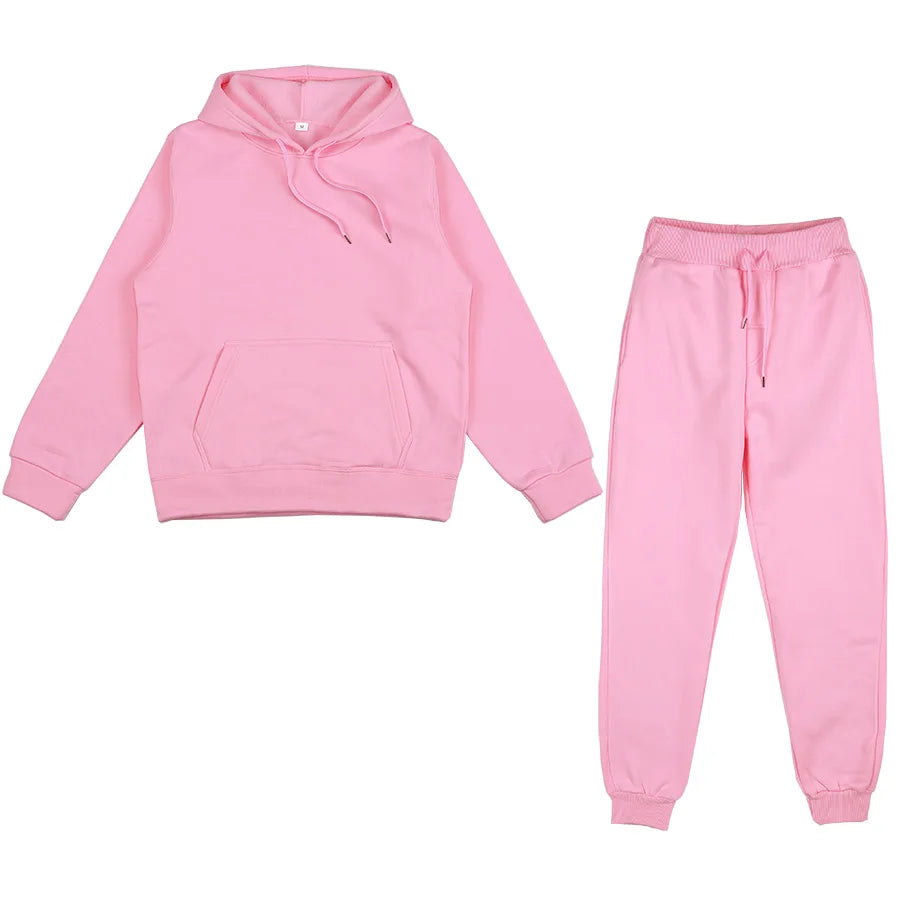 Women's Hooded Tracksuit Set