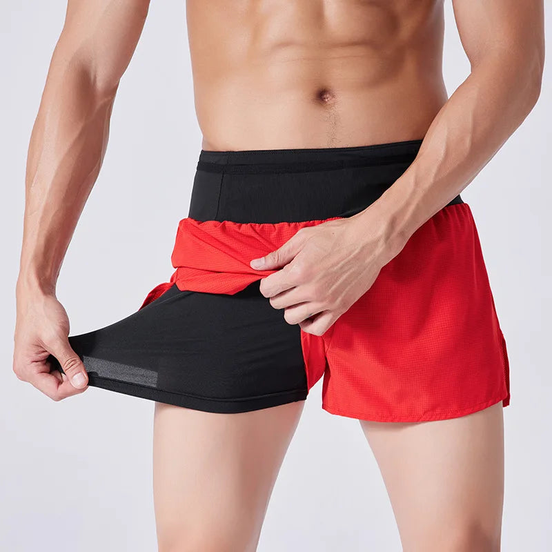 Double Layer Quick-Dry Running Shorts