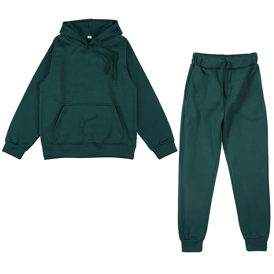 Women's Hooded Tracksuit Set