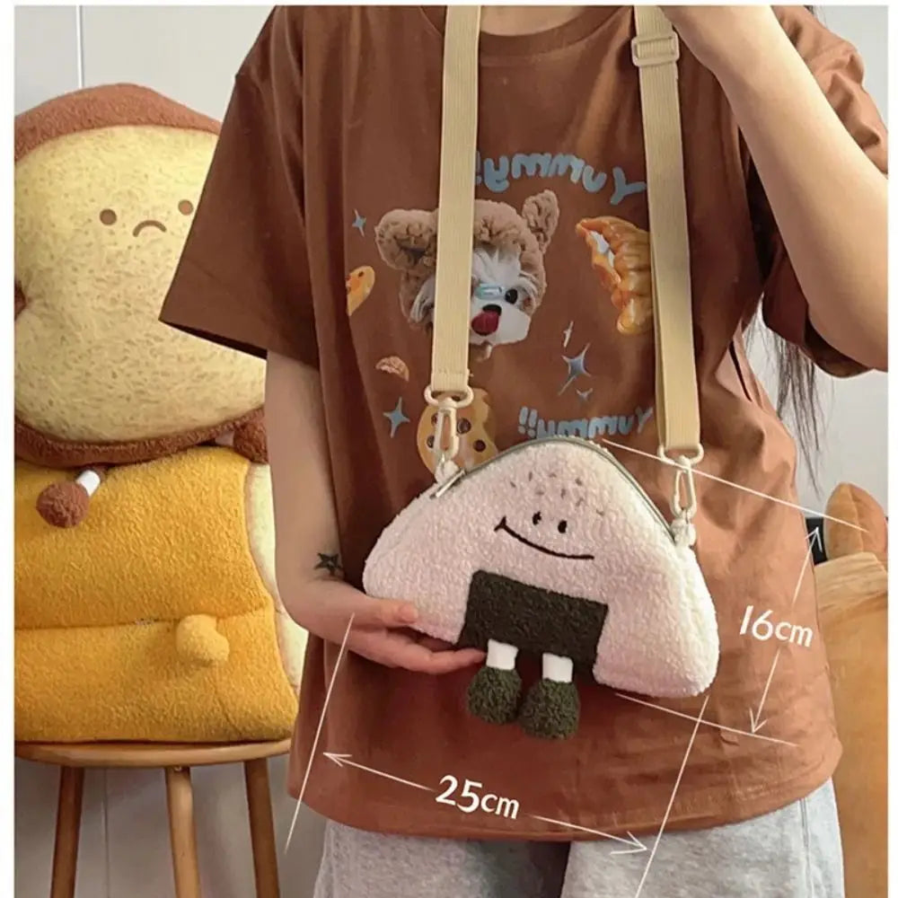 Cute Plush Neck Purse Bag