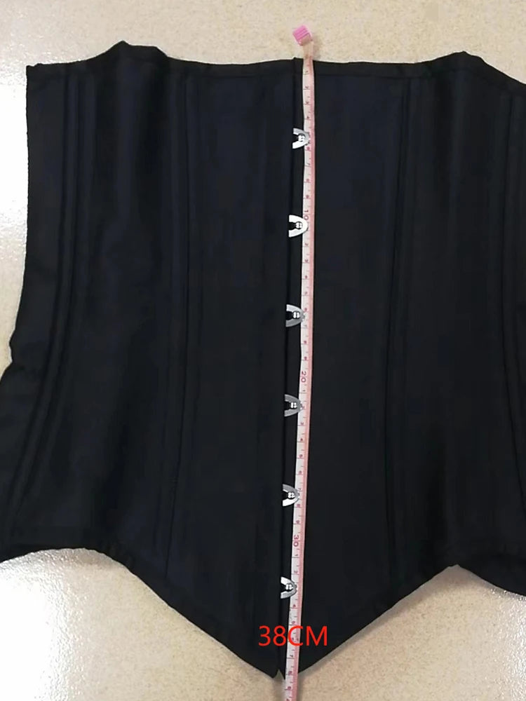 Cotton Double Steel Boned Waist Cincher