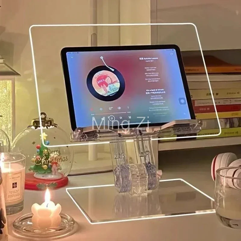 Luxury Lifted Acrylic Laptop Stand