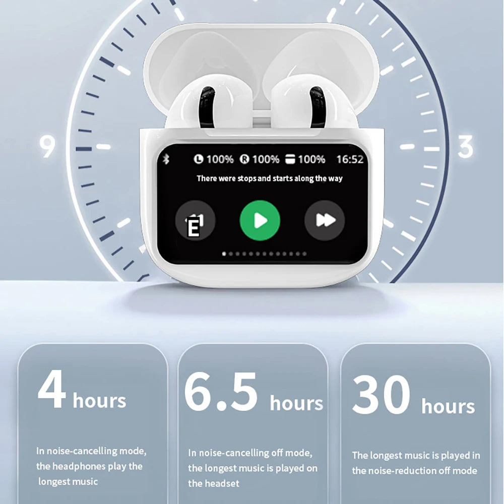 A11 Pro TWS Wireless Earbuds Touch Control LCD Screen Earpho