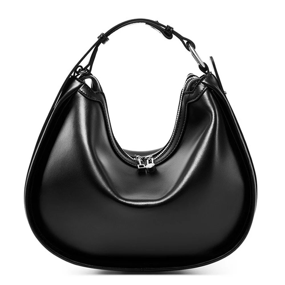 Zency Premium Leather Hobo Bag