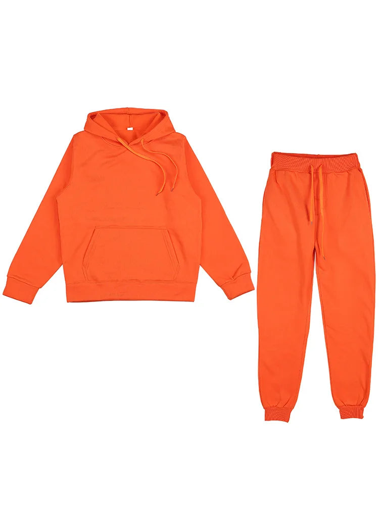 Women's Hooded Tracksuit Set
