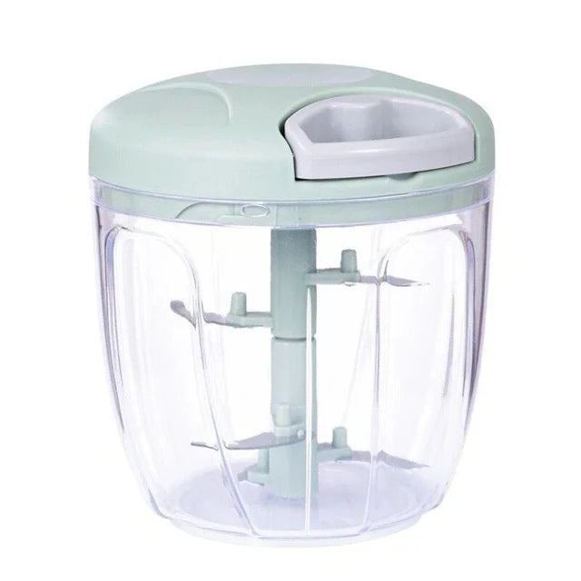500/900ML Hand Chopper Manual Rope Food Processor Silcer Shr
