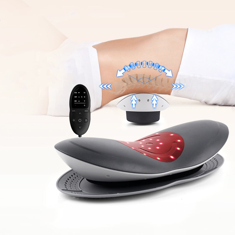 Waist Massager Lumbar Traction Inflatable Hot Compress Back