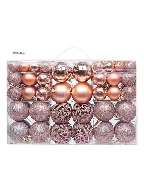 100pcs Christmas Tree Baubles Set - Jasmind Stores