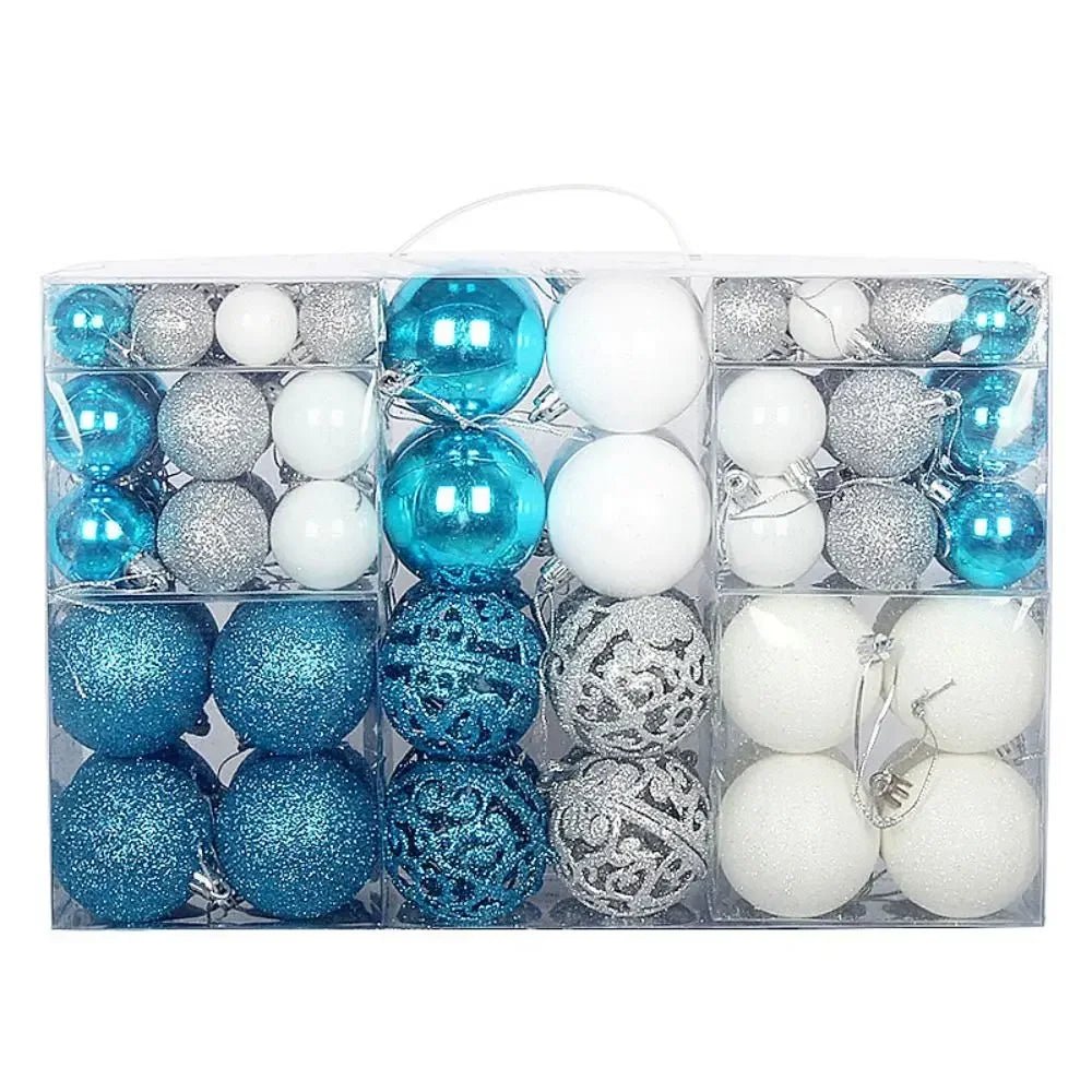 100pcs Christmas Tree Baubles Set - Jasmind Stores