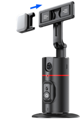 P02 Auto Face Tracking Stand 360 Rotation Phone Holder Deskt
