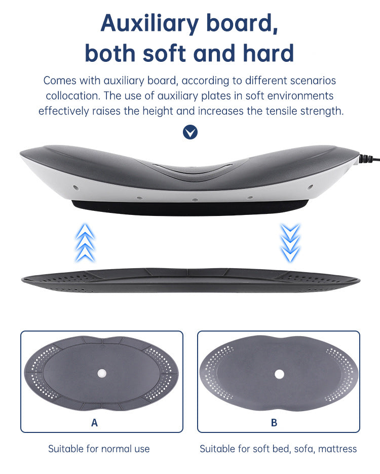 Waist Massager Lumbar Traction Inflatable Hot Compress Back