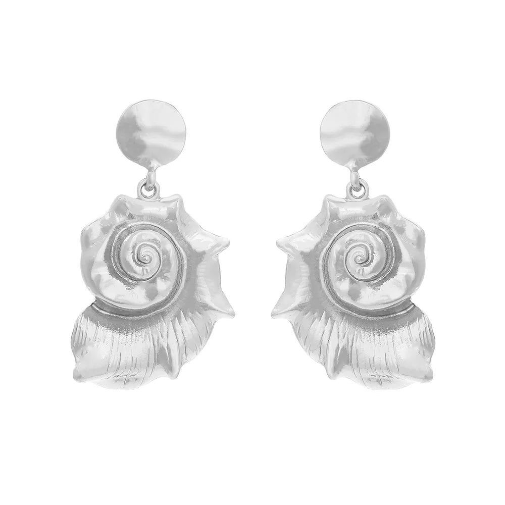 Alloy conch pendant earrings conch pendant earrings for wome