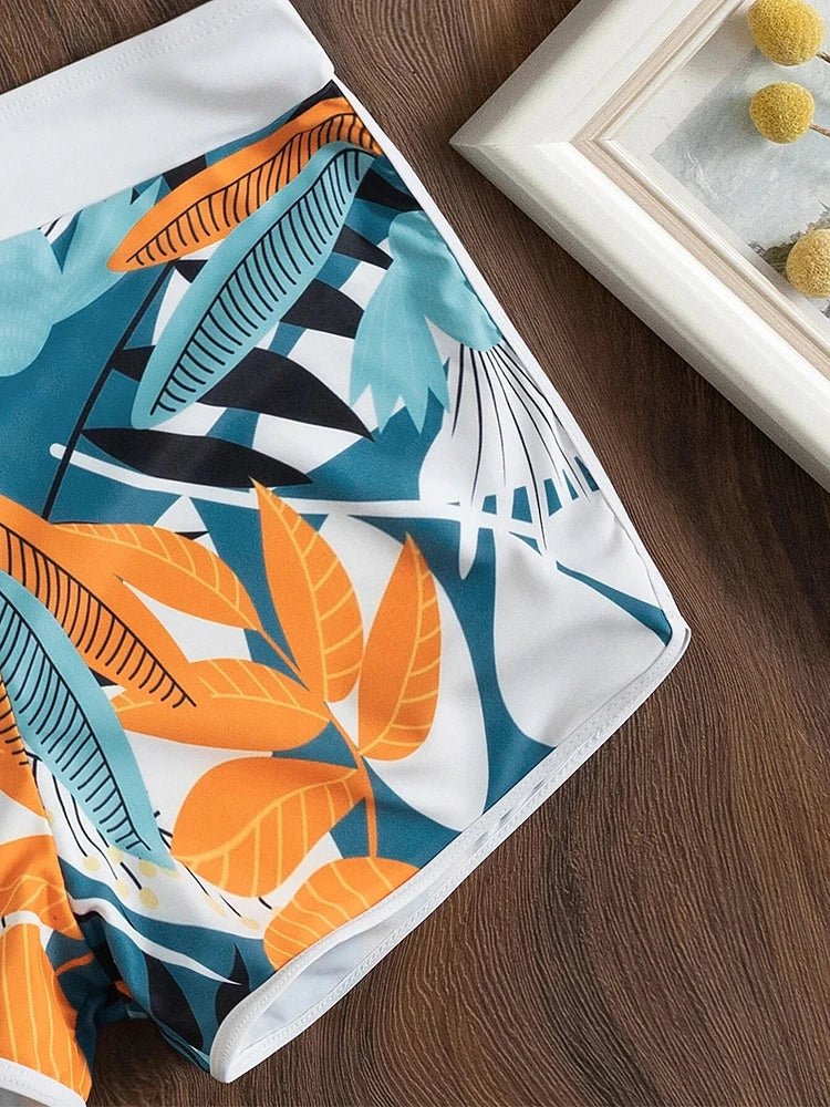 2023 High - Waist Halter Bikini Set - Jasmind Stores