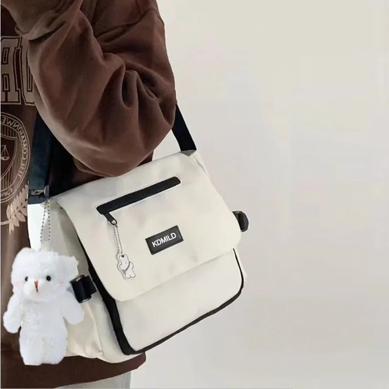 2023 Women's Bag Korean Style Female Messenger Bags College Large Capacity Versatile Shoulder Bag Student School Bags Bolsos Sac - Jasmind Stores