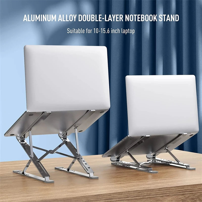 N8 Laptop Stand Adjustable Aluminum Desktop Cooling Pad for