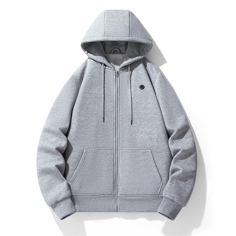 European and American zipper cardigan heating hoodie intelli