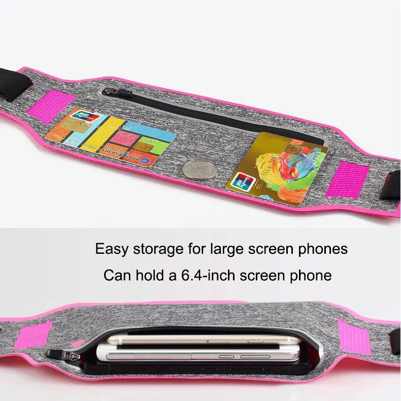Outdoor unisex sports running mobile waist bag, waterproof L