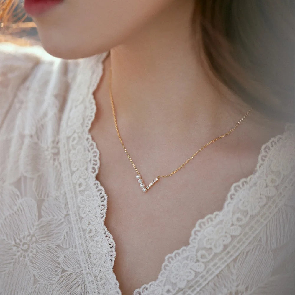 CCFJOYAS 100% 925 Sterling Silver V