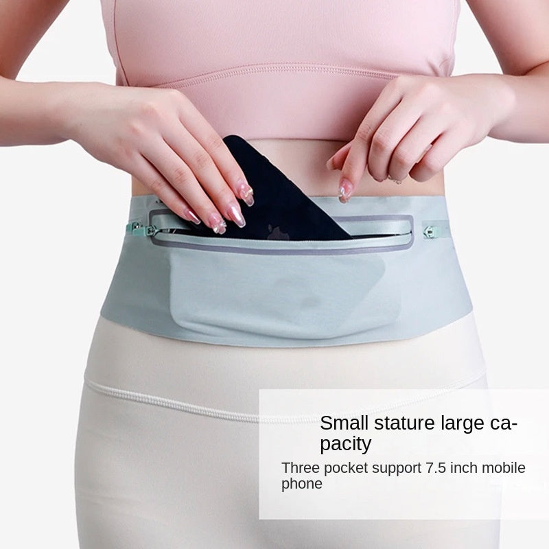 Outdoor sports running voltage waterproof waist bag Lycra ul