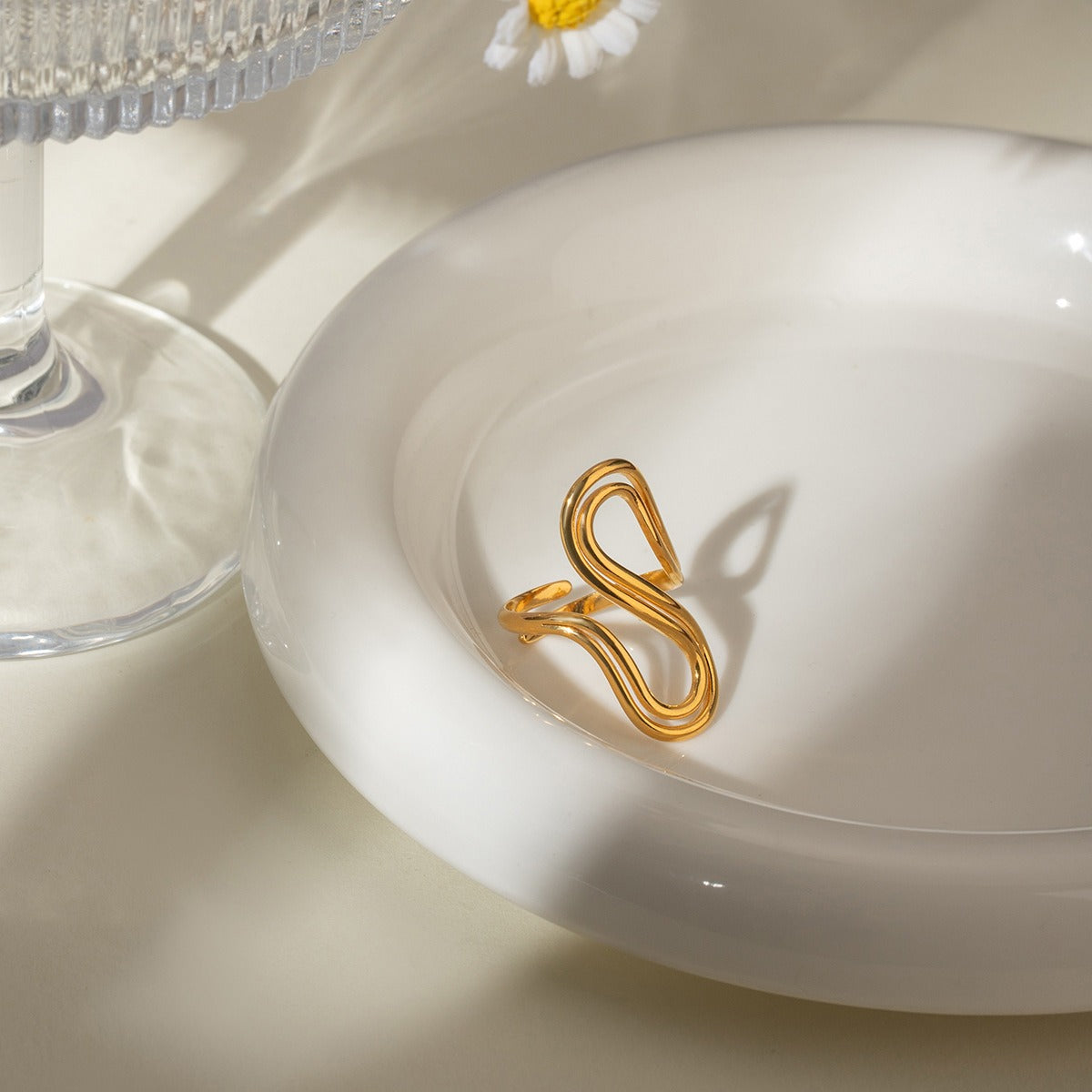 INS style design, niche and simple stainless steel double