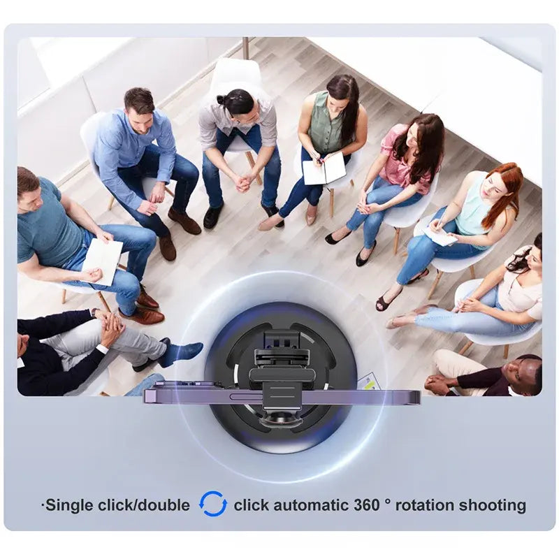 P02 Auto Face Tracking Stand 360 Rotation Phone Holder Deskt