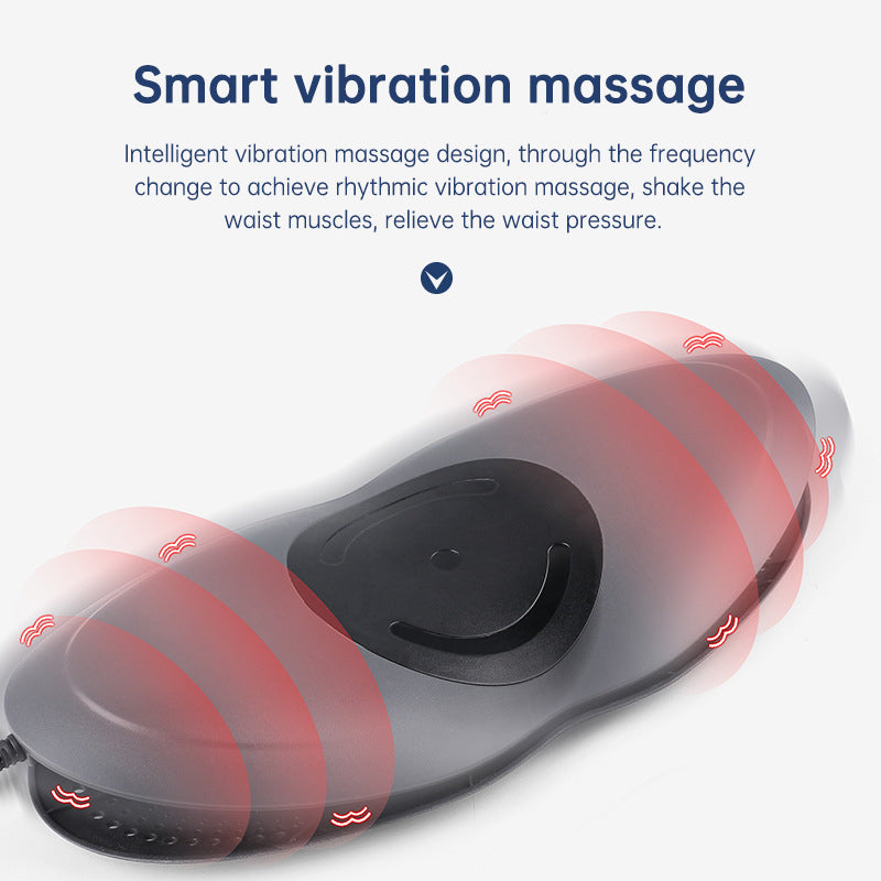 Waist Massager Lumbar Traction Inflatable Hot Compress Back