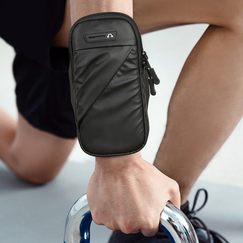 Sports running mobile arm bag, women's fitness wrist bag, br