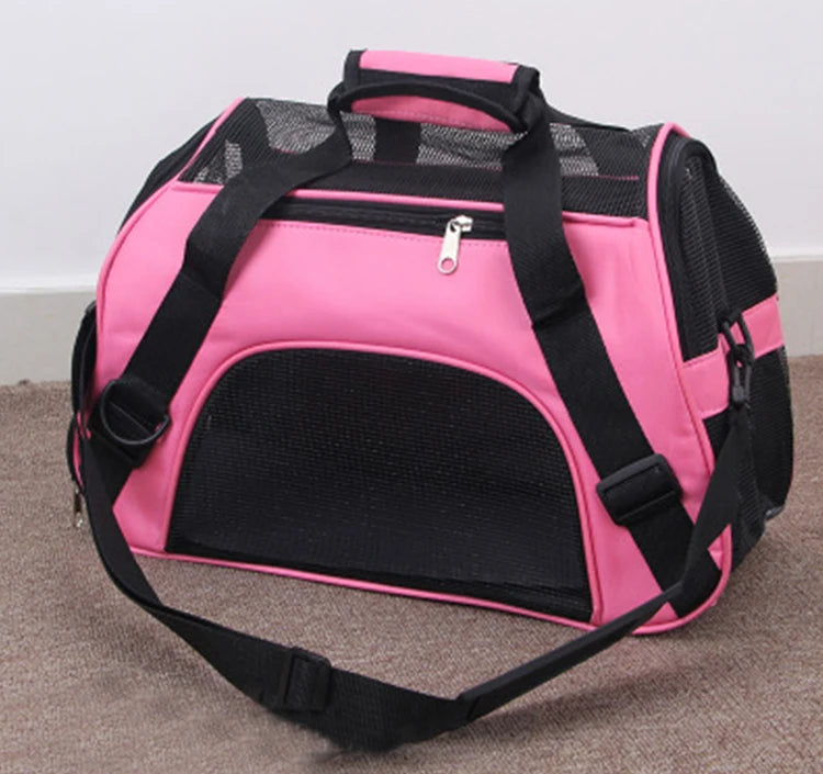Cat Bags Portable Dog Carrier Bag Mesh Breathable Carrier Ba