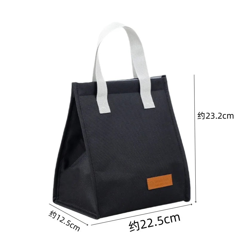 With Insulated Thermal Lunch Box for Women Girls Kids Children's Picnics Portable Reusable Cooler Bag