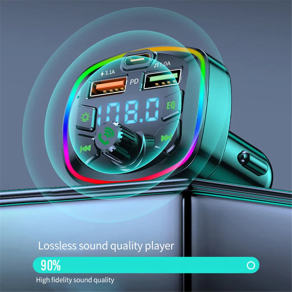 Bluetooth Car Charger & FM Transmitter