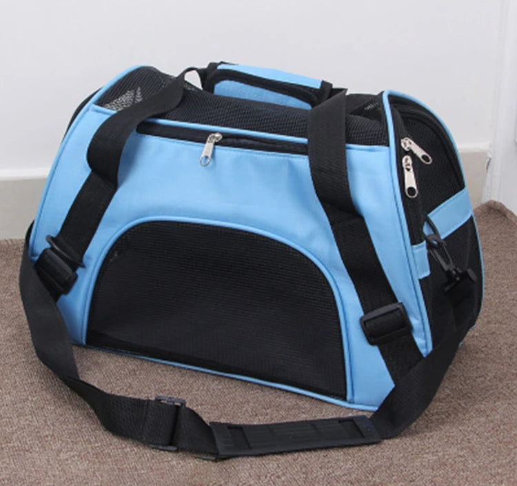 Cat Bags Portable Dog Carrier Bag Mesh Breathable Carrier Ba